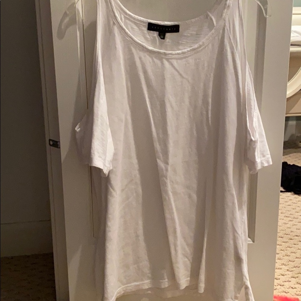 cut out shoulder tee
